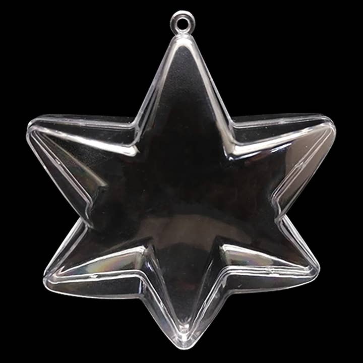 BestPysanky – wholesale Ornament – Set of 3 Clear Plastic Hexagon Ornaments4