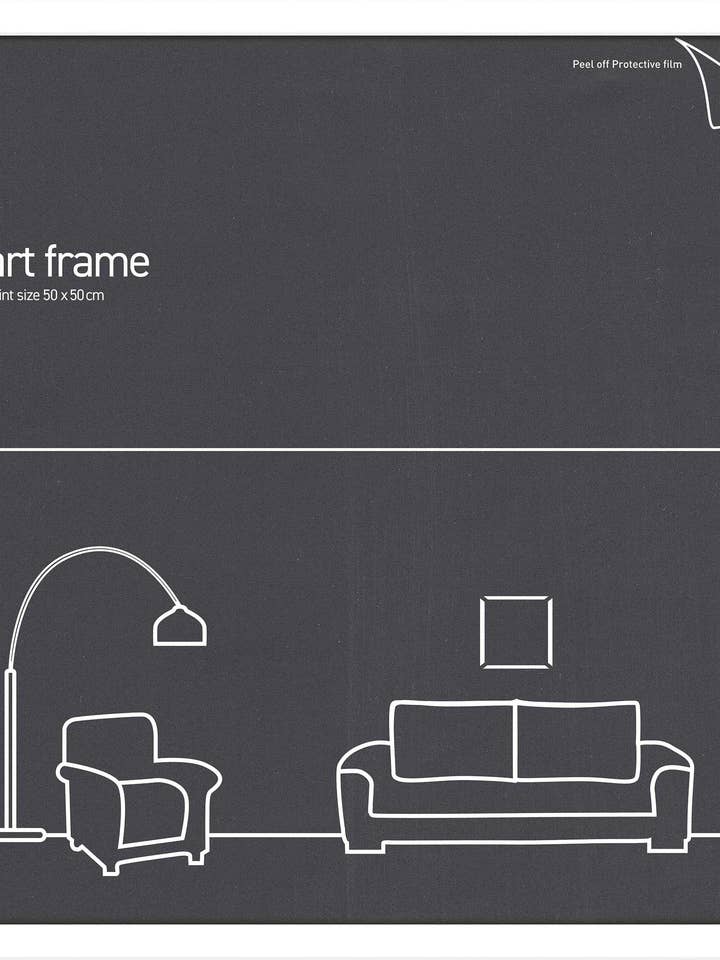 Classic Frame - White - Fits 50x50cm Print for wholesale by Impact Merch.