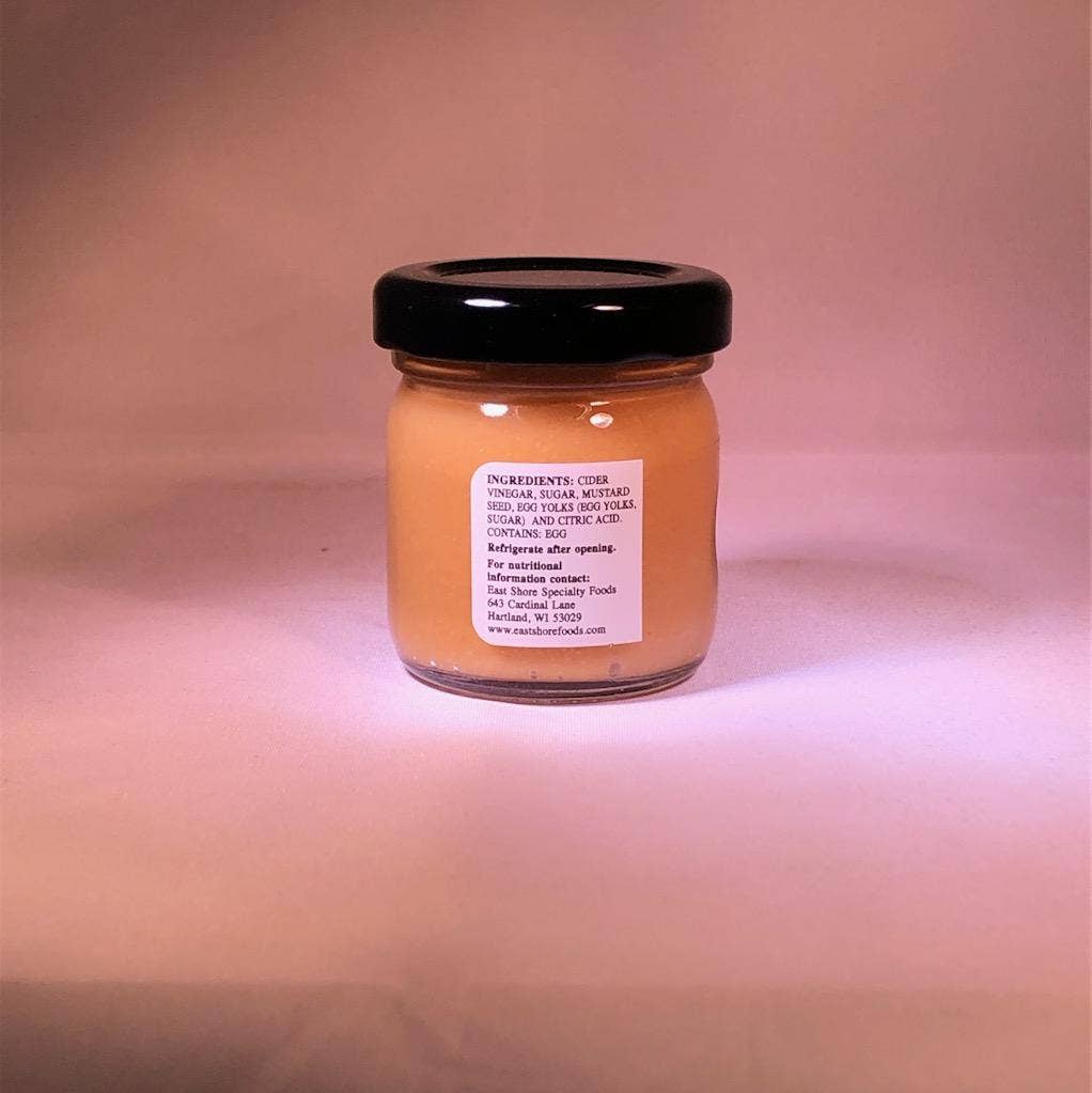 East Shore Specialty Foods, Inc. – wholesale Senap – East Shore senap - söt och syrlig senap - 1.4oz2