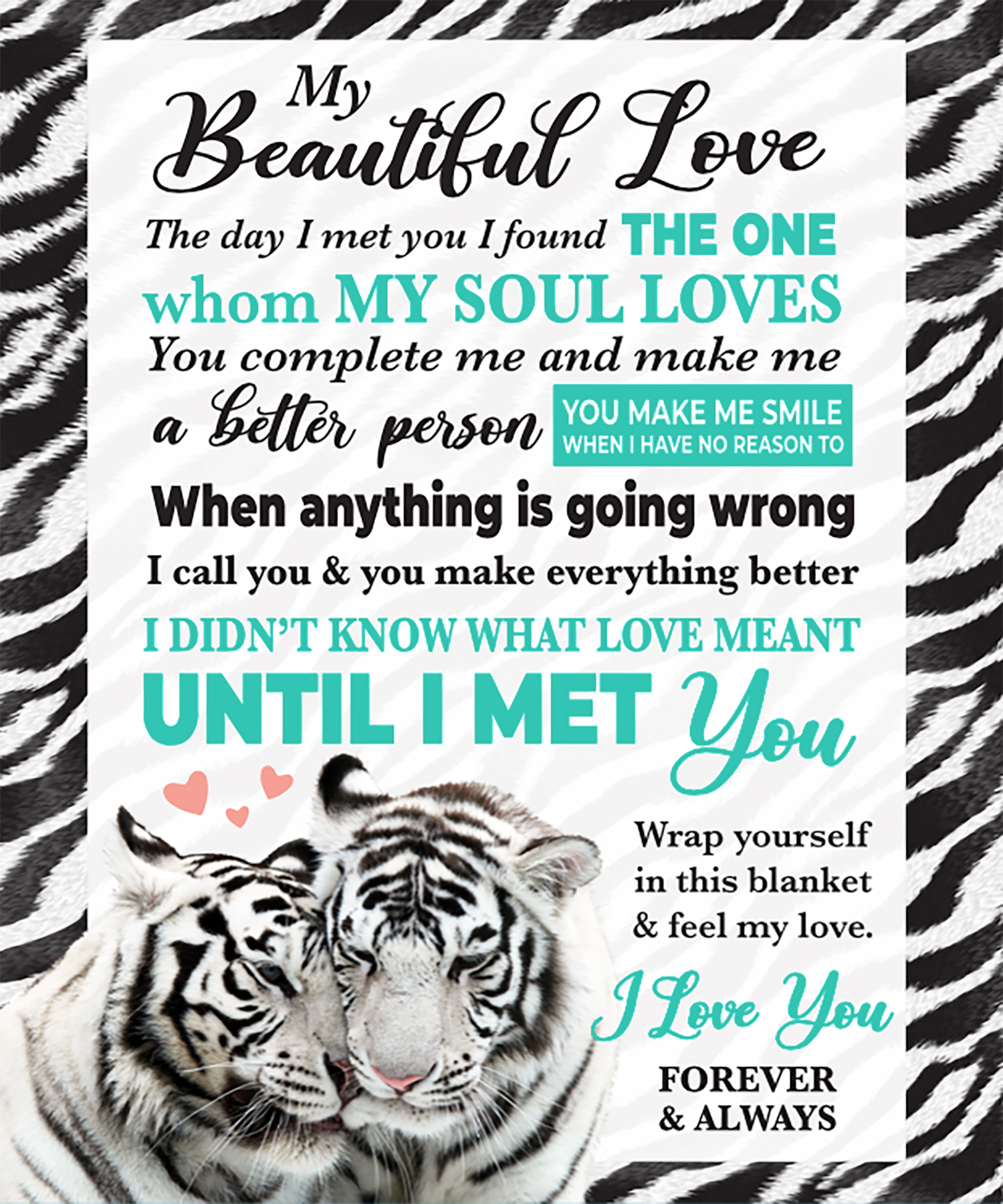 Novelty Closeout - Wholesale Throw Blanket - Jumbo Plush Fleece 50 x 60 Blanket Love Assortment- 6/Pack2