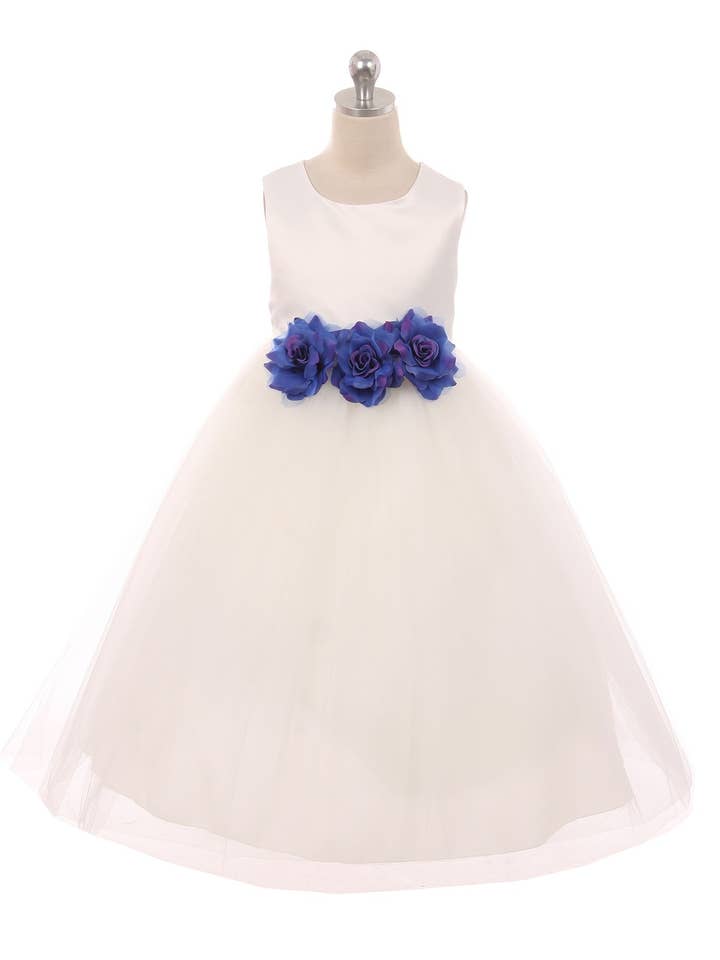 Kid's Dream - Wholesale Dress - Kids - Satin & Tulle 3 Flower Girls Dress4