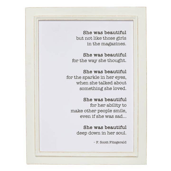 Framed Wall Sign - Beautiful Soul for wholesale by Angle
