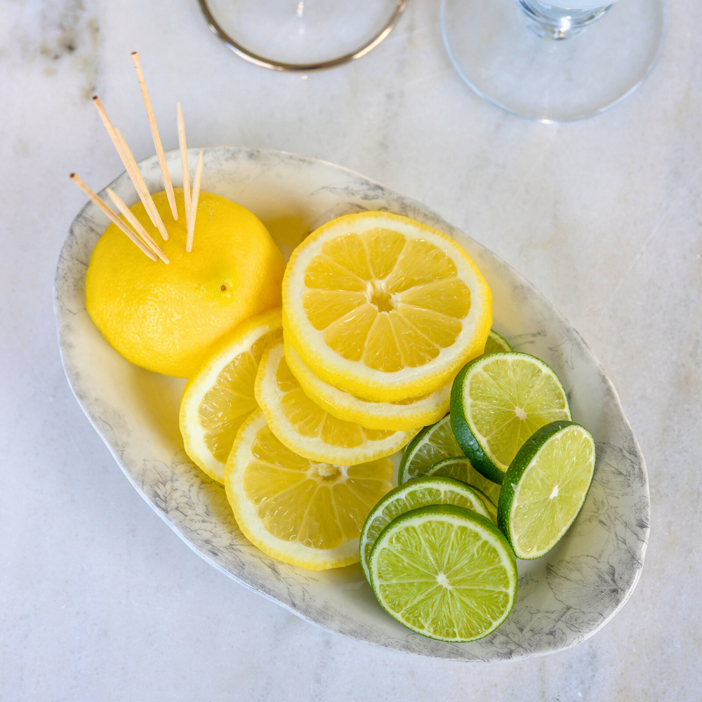 Arte Italica & Crown Linen Designs – wholesale Decorative plate/dish/bowl – Giulietta Small Oval Dish3