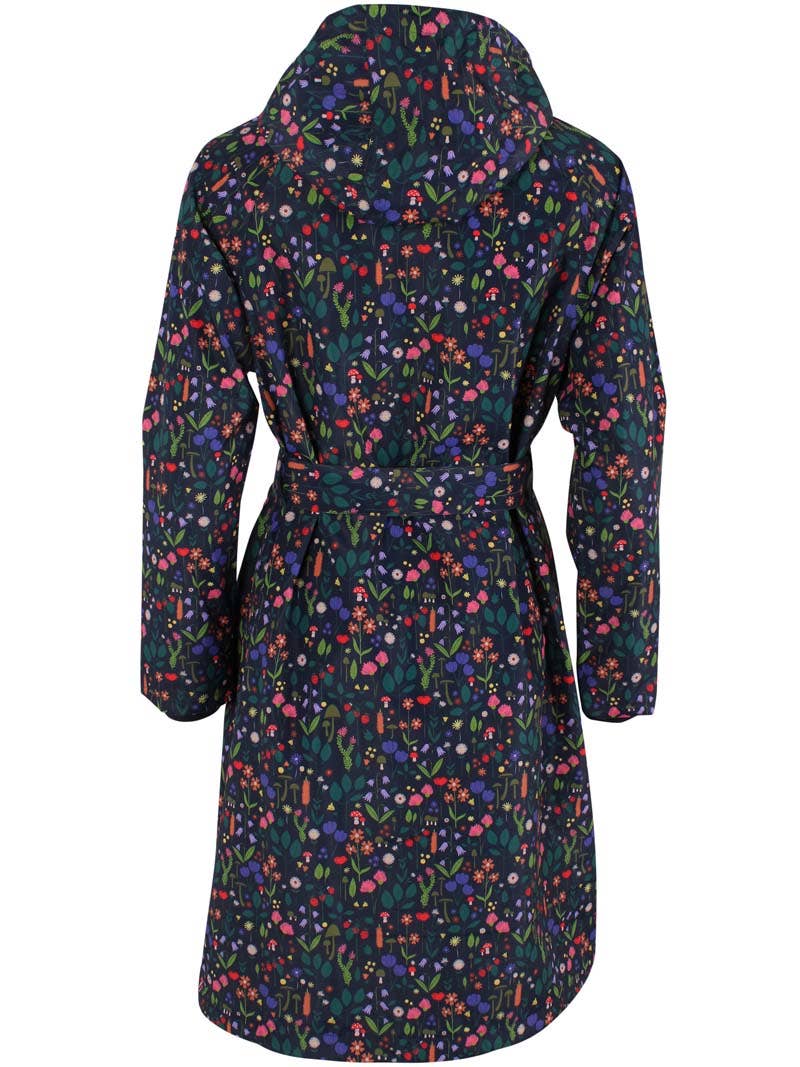Danefae København - Wholesale Raincoat - Women's - Danelisabeth Raincoat Dk Navy BOTANICAL13