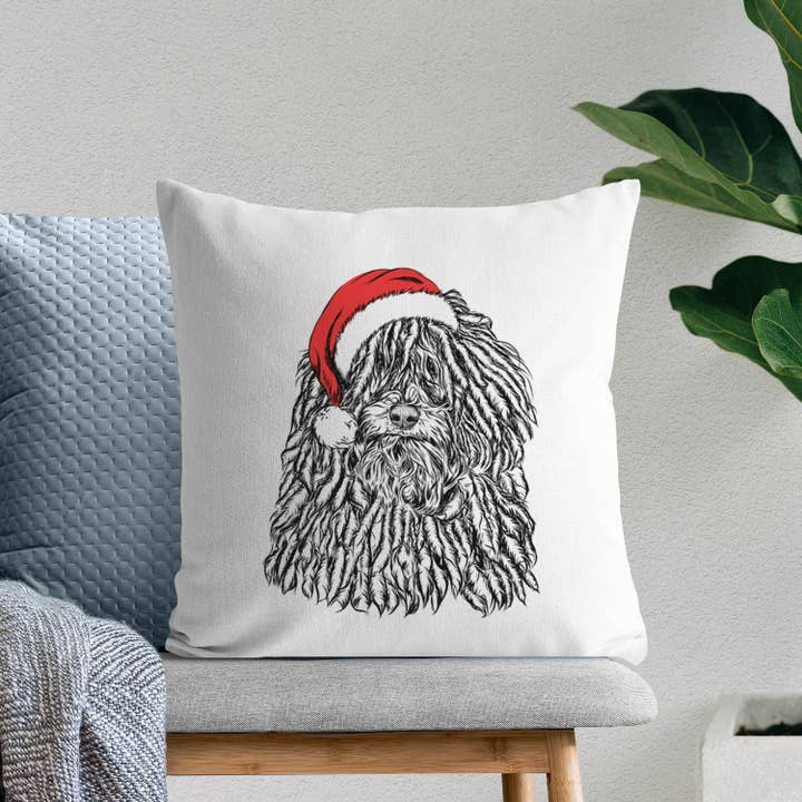 Inkopious - Wholesale Throw Pillow Cover - Rezi the Puli - Throw Pillow Cover4