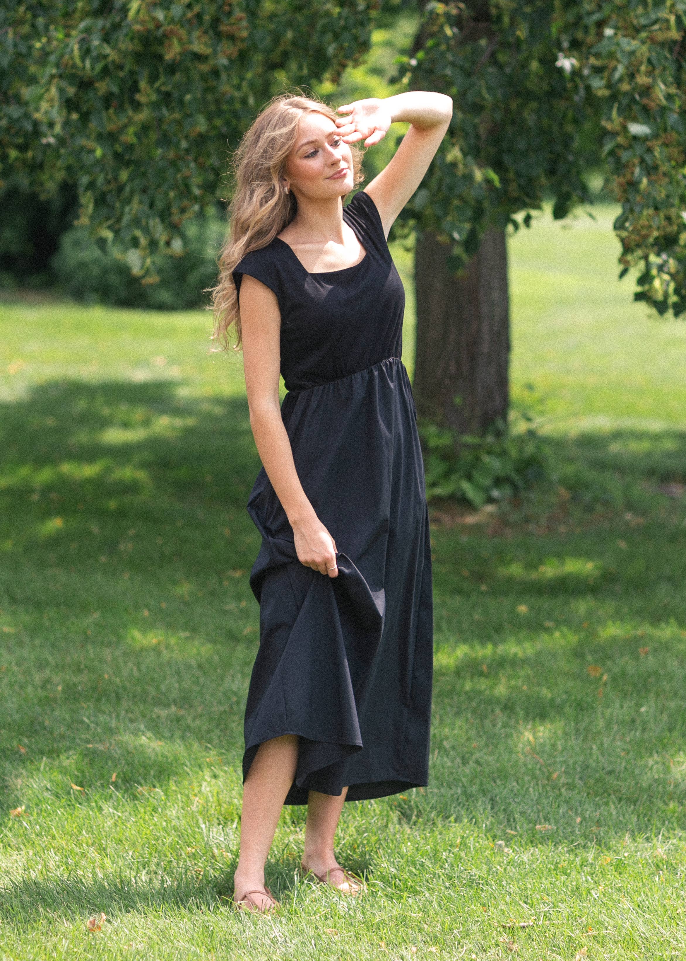 Inherit Clothing Company - Wholesale Dress - Women's - Eleanor A-line Maxi Dress3