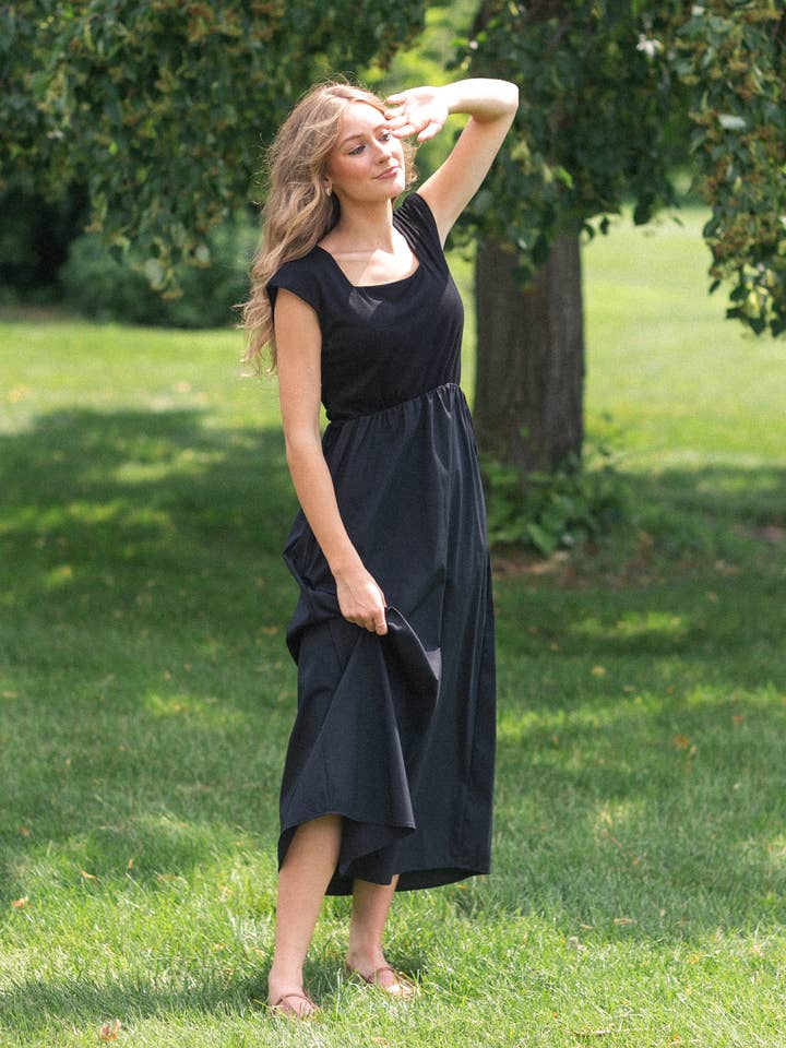 Inherit Clothing Company - Wholesale Dress - Women's - Eleanor A-line Maxi Dress3