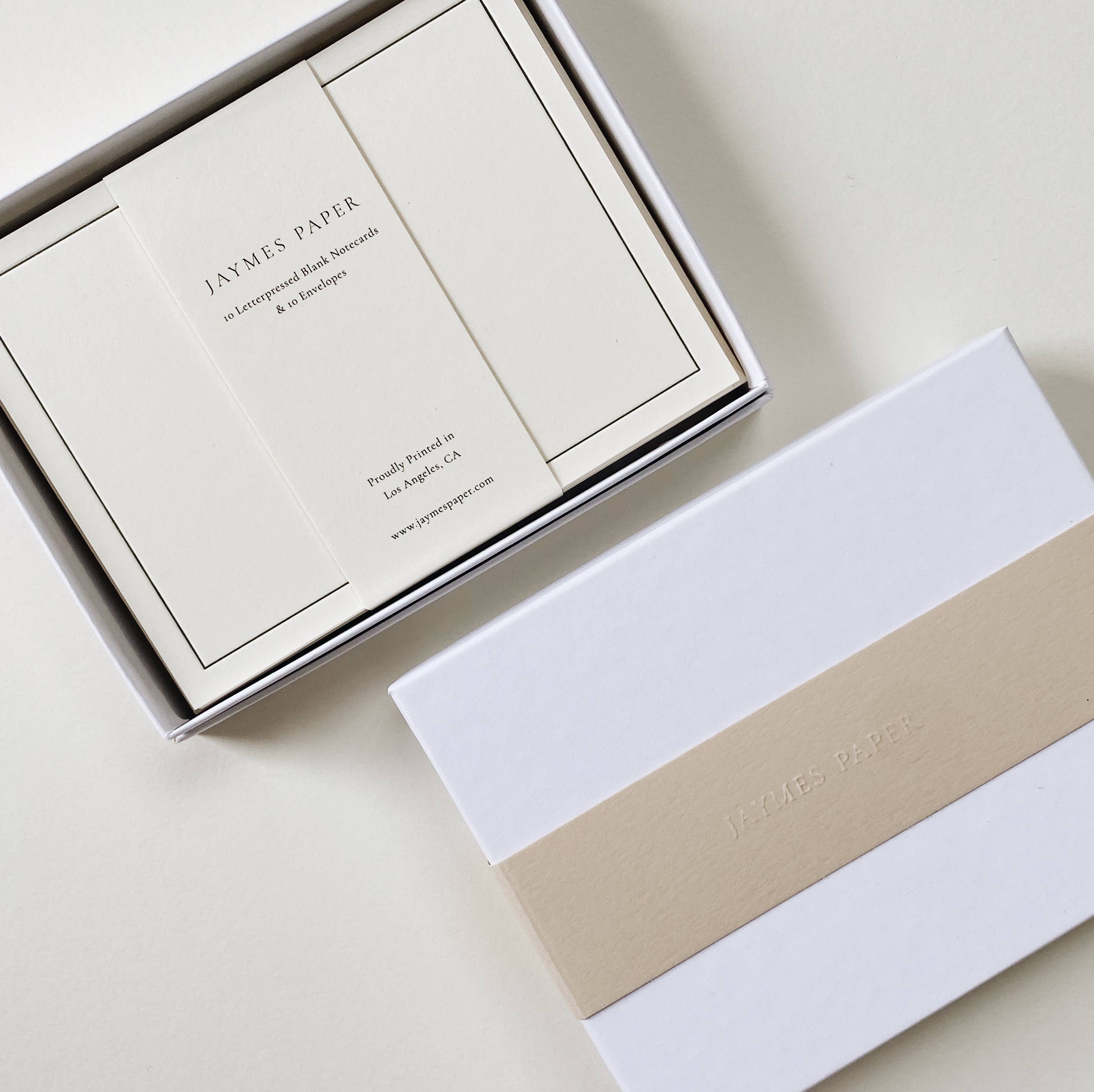 Natural Tarjetas con impresión tipográfica No. 02 Juego de 10 de venta al por mayor en Faire6