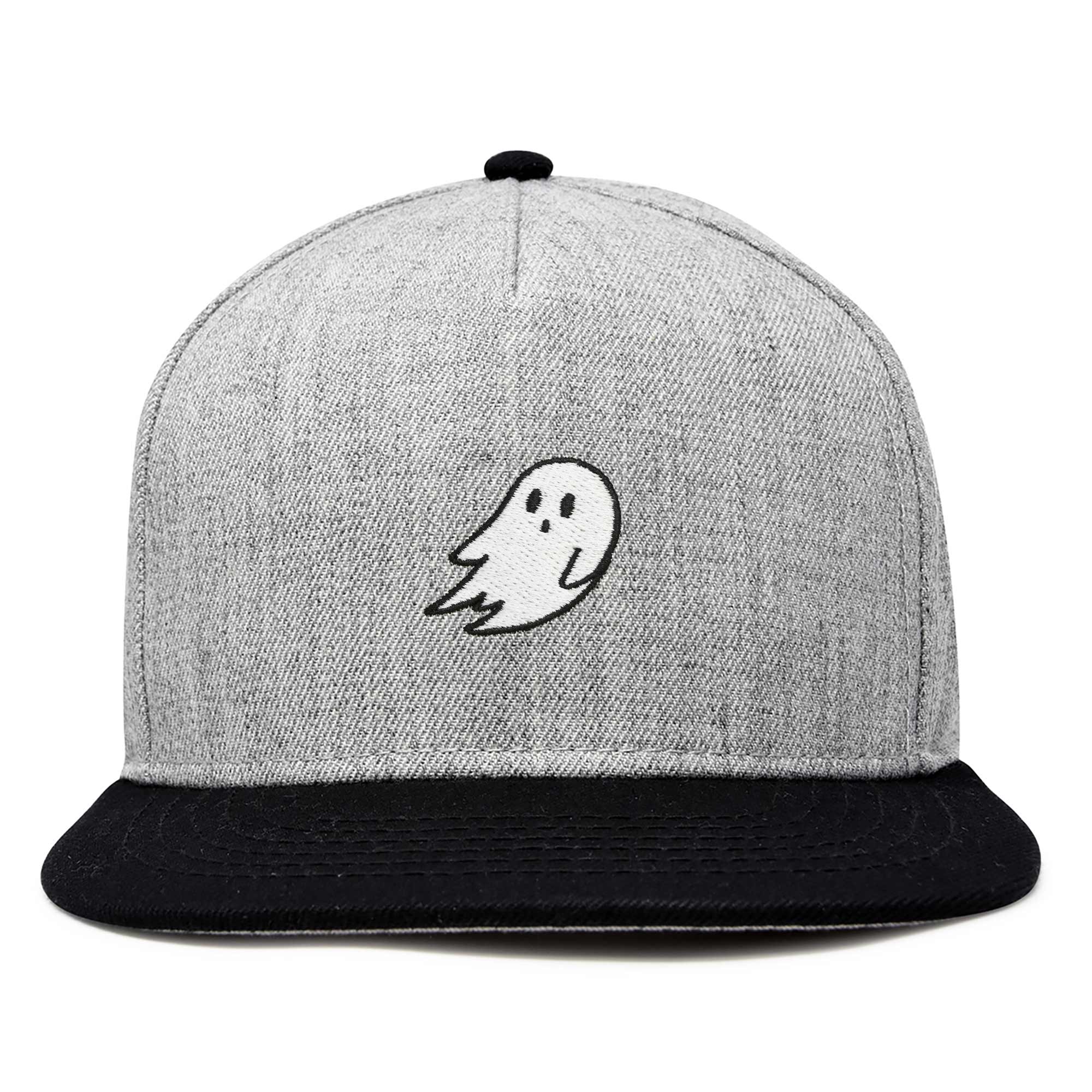 Dalix - Vente Casquette à visière plate – unisexe - Casquette plate brodée Dalix Ghost8
