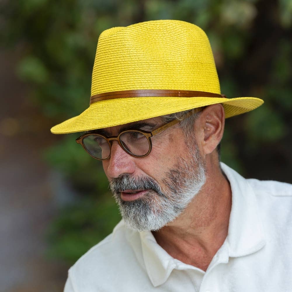 TRAVAUX EN COURS... - Wholesale Straw Hat - Unisex - PAPER HAT leather link153