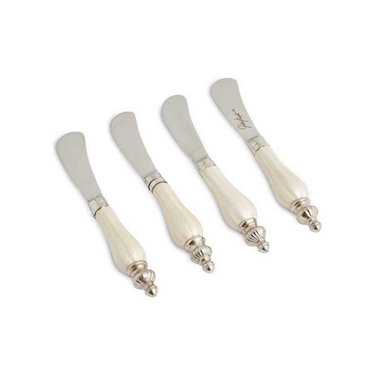 Pioenstrooiermes - Set van 4 voor wholesale door Julia Knight Inc.