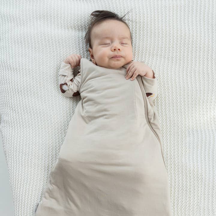 Bamboo Sleeping Sack w/2 Way zipper 1.0 TOG for wholesale by Silkberry Baby