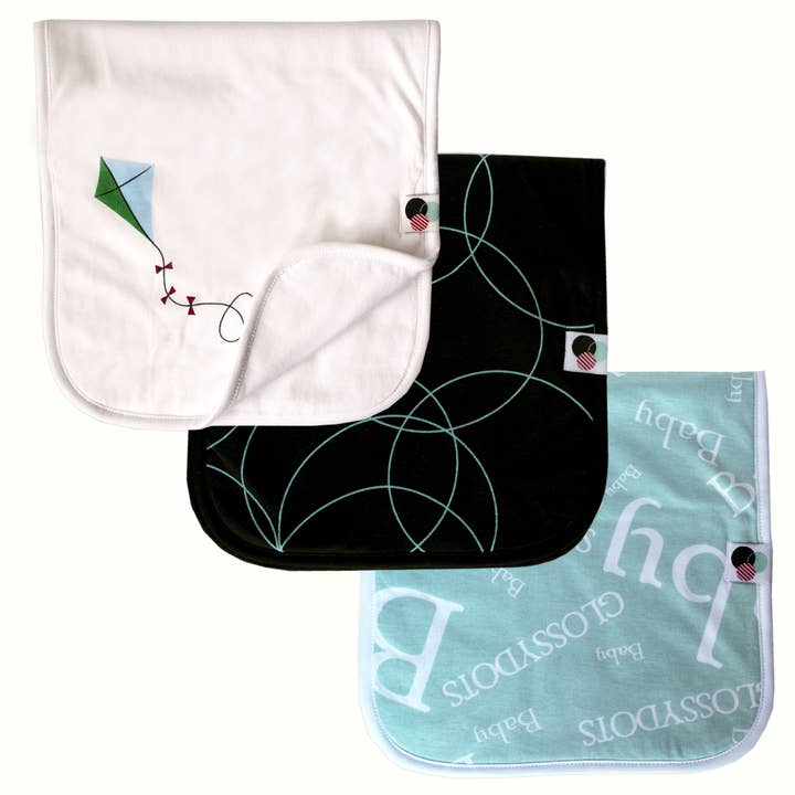 KIT | Premium Burp Cloths for wholesale by Glossydots Baby