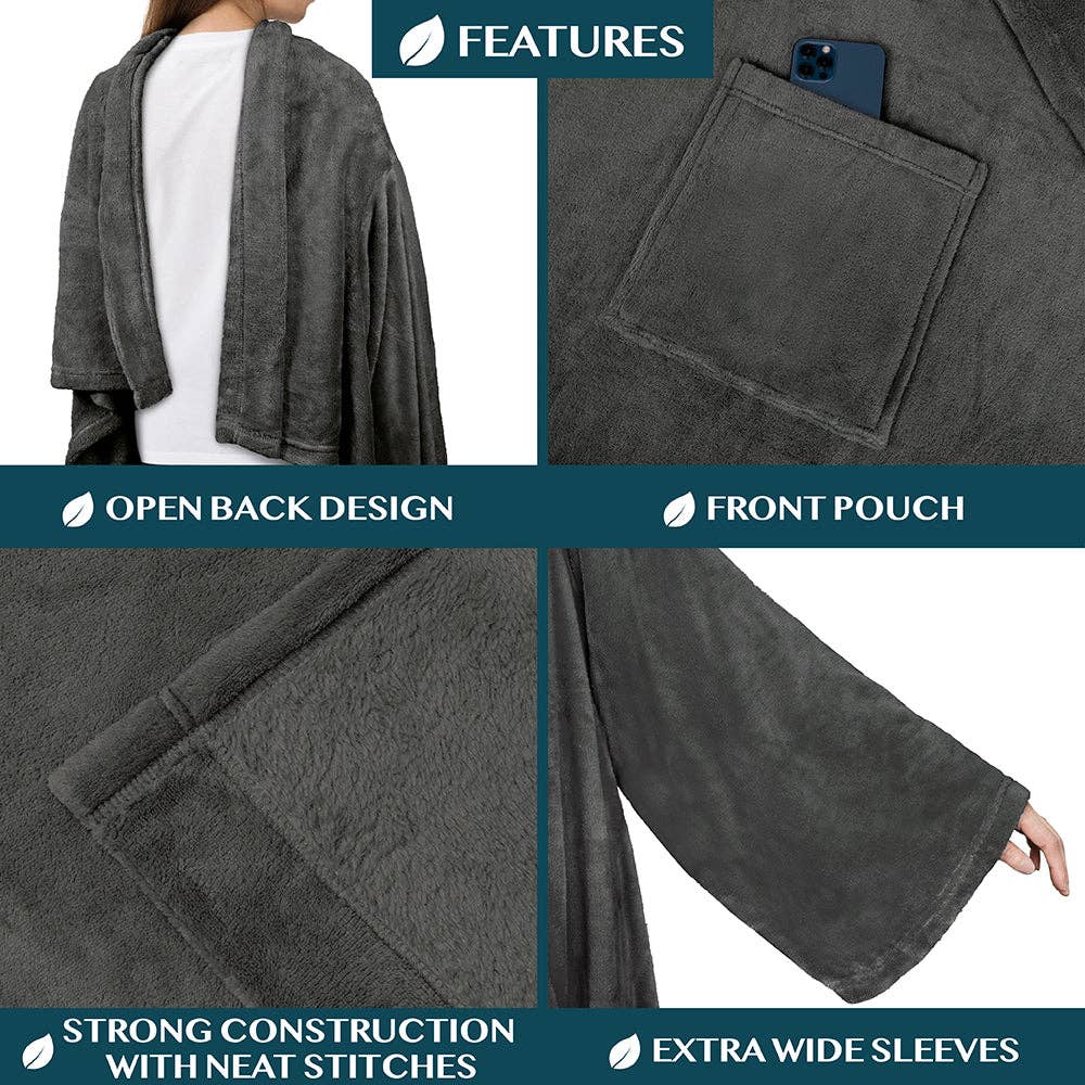 Pavilia - Vendita all'ingrosso Plaid - Coperta con maniche - Tasca applicata55