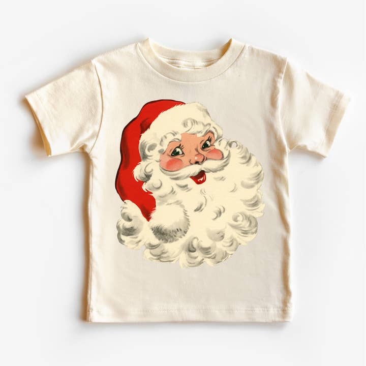 Retro Vintage Santa Claus Christmas T-Shirt - Christmas Tee for wholesale by Madi Moosh