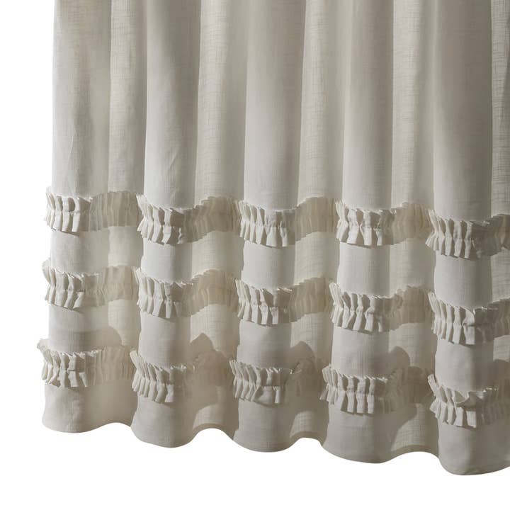 Colette Ruffle Shower Curtain for wholesale by Park Designs