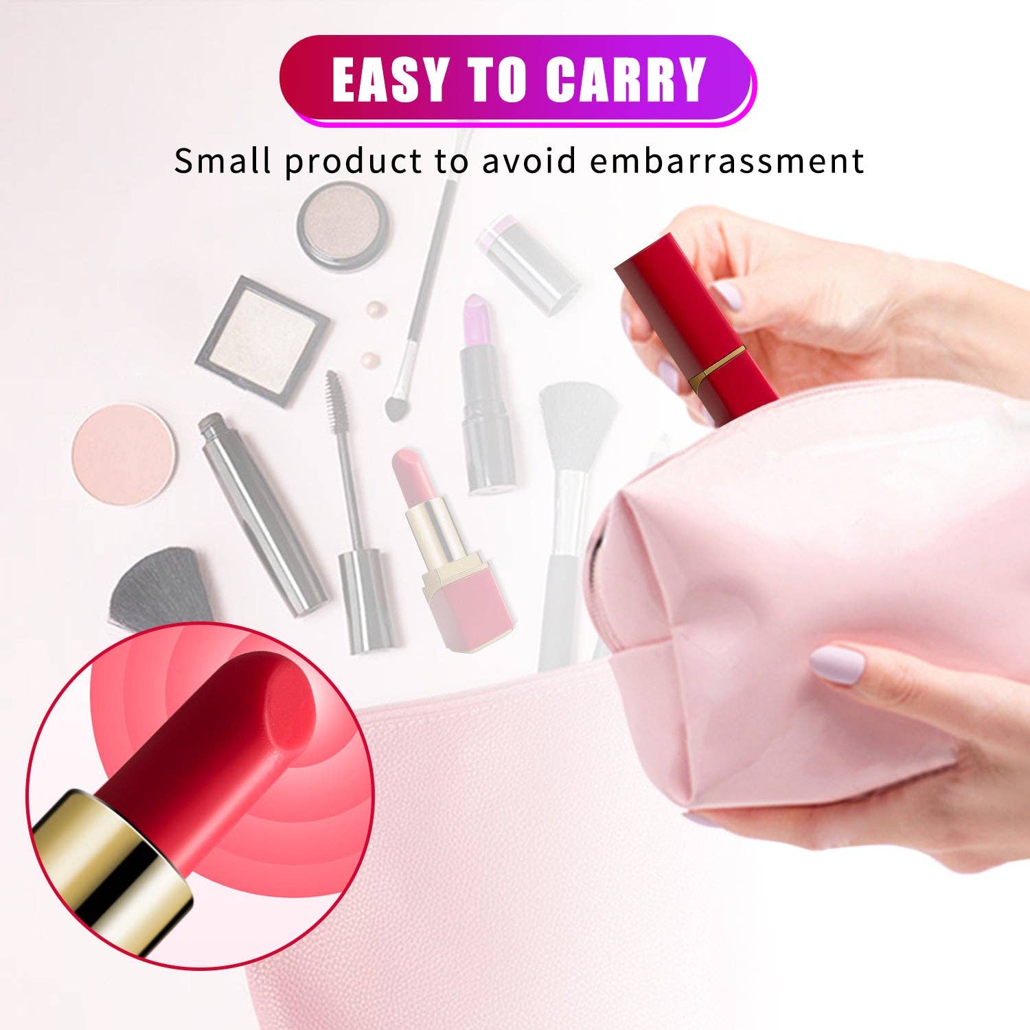 Playful Toy Wholesale - Wholesale Sex Toy - Multi Frequency Vibrating Lipstick9