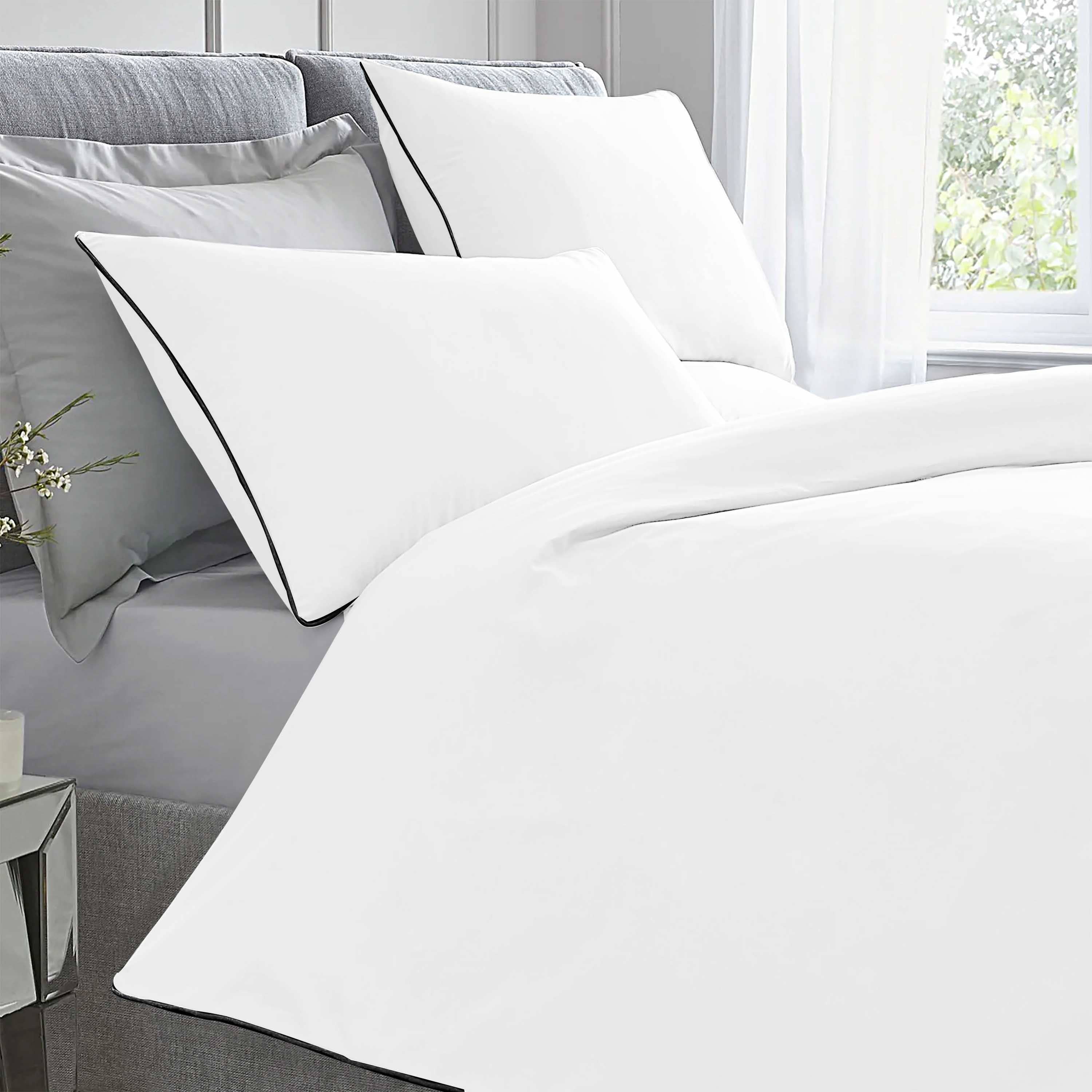 Cotton Passion – wholesale Bedding set – Duvet Cover Set Luxury Piping Ultra Soft Duvet Comforter Set27