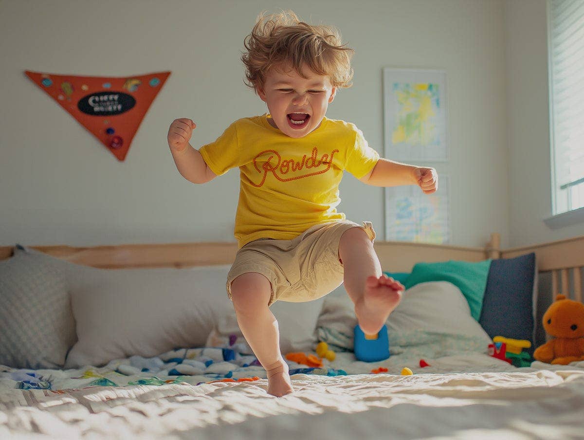 River Road Clothing Company - Wholesale Screen Printed T-Shirt - Kids - Rowdy (Youth) | Yellow1