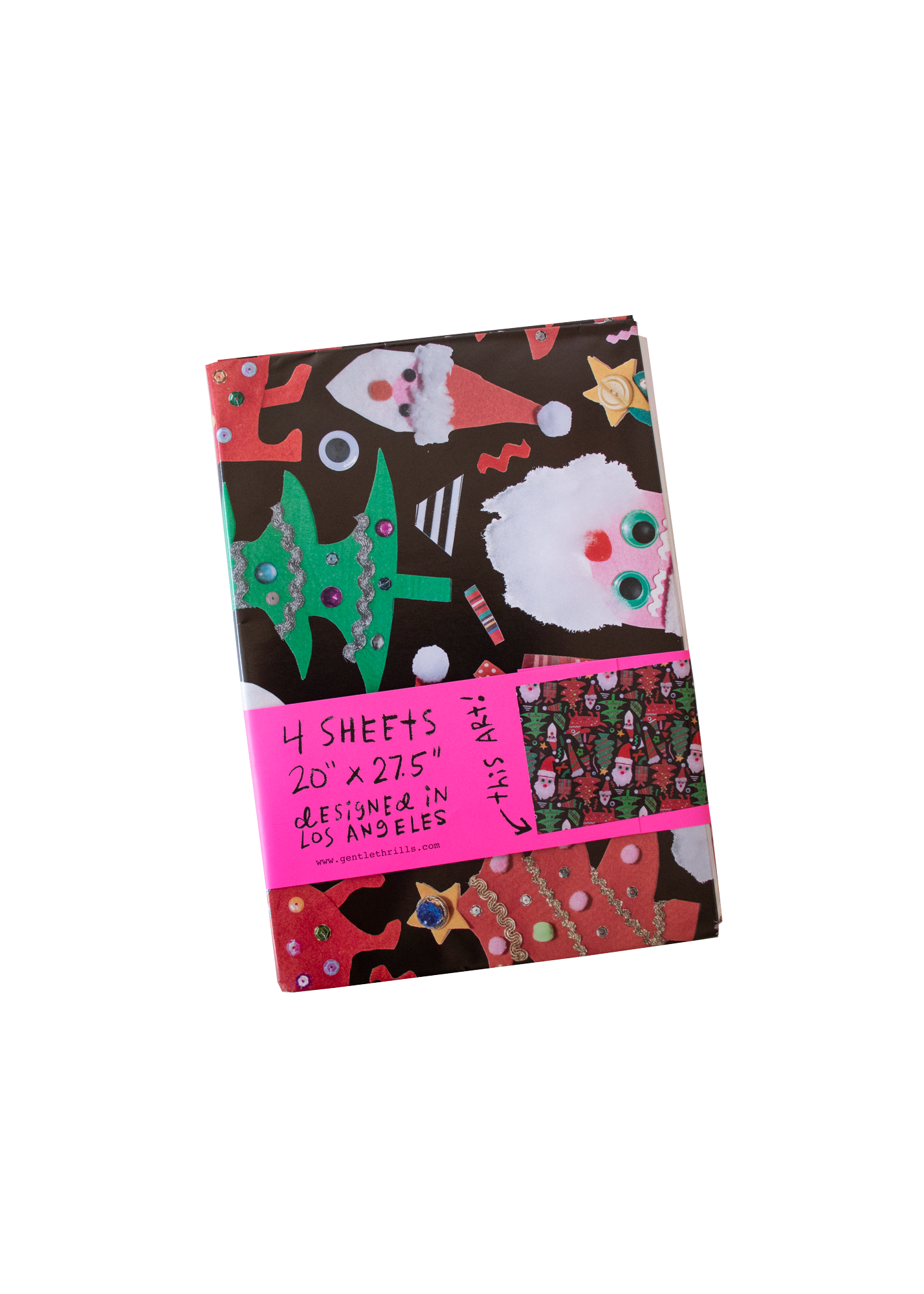 gentle thrills - Wholesale Flat Wrap - crafty christmas giftwrap3