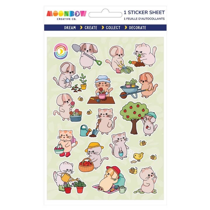 Petal Patrol Glossy Sticker Sheet
for wholesale by Moonbow Creative Co.