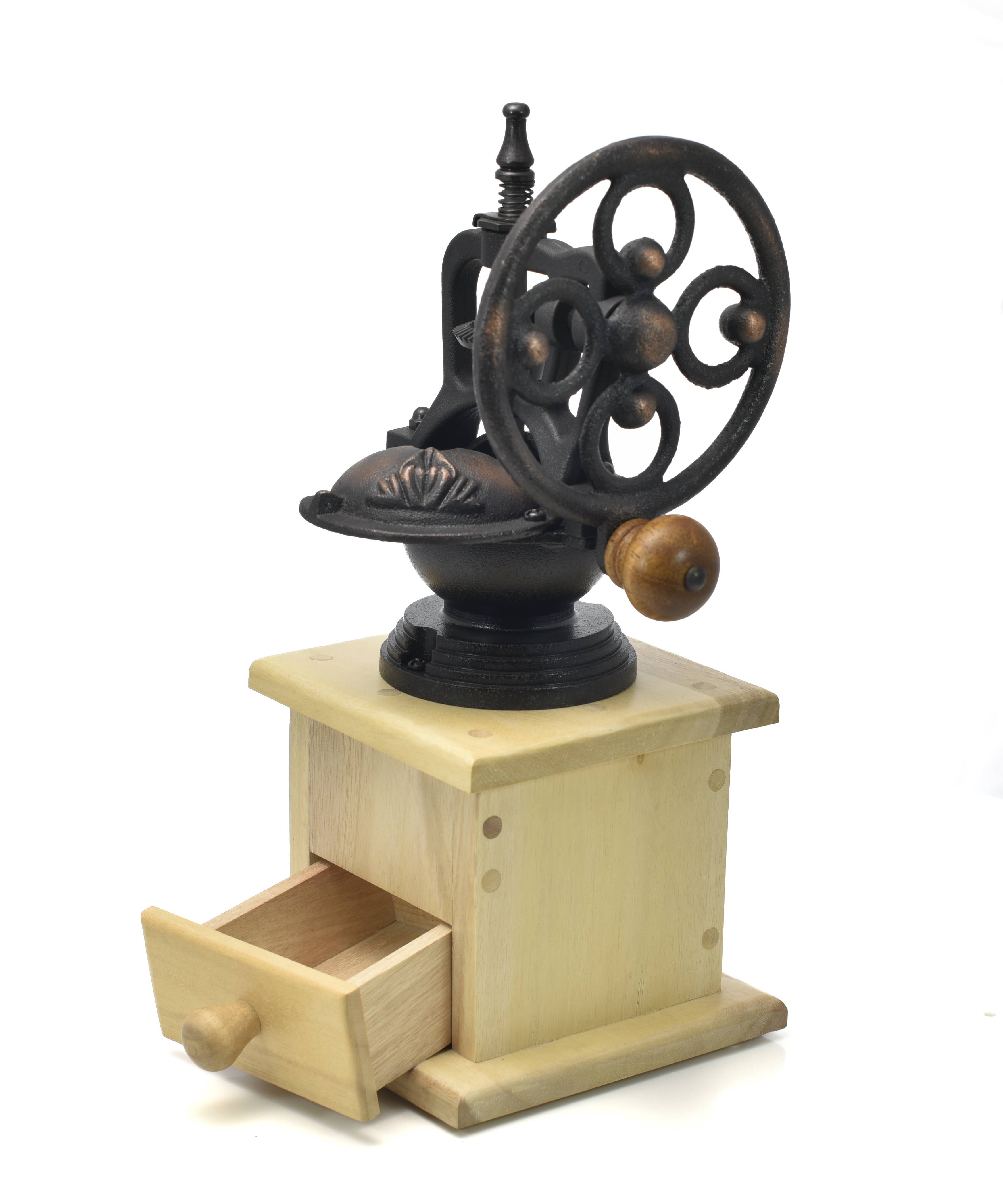 Baroy - Wholesale Coffee Grinder - Nonie Manual Coffee Grinder With Cast Iron Hand Side Crank 7