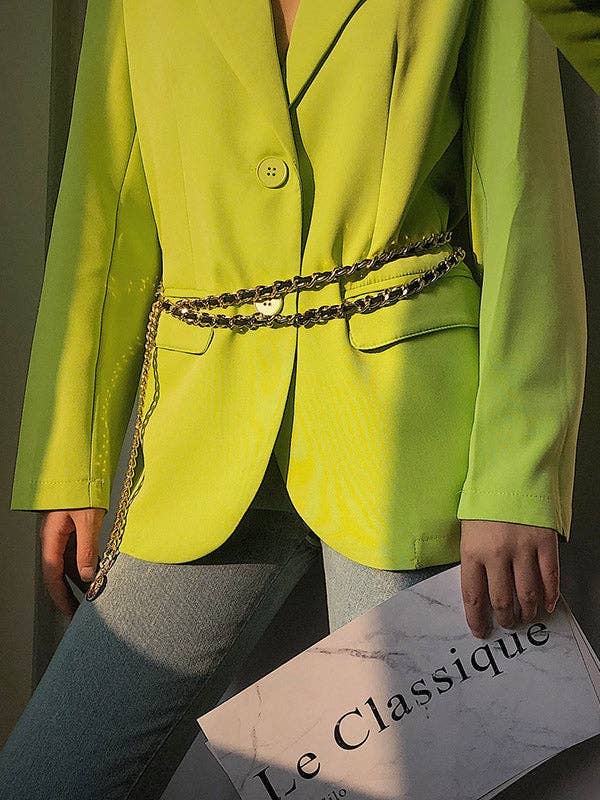 GOLD COLOR Vintage Fashion Geometry Waist Chain for wholesale on Faire2