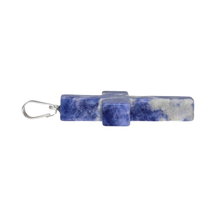 Vives de la Cortada S.L - Wholesale Individual Charm/Pendant - Sodalite cross pendant1