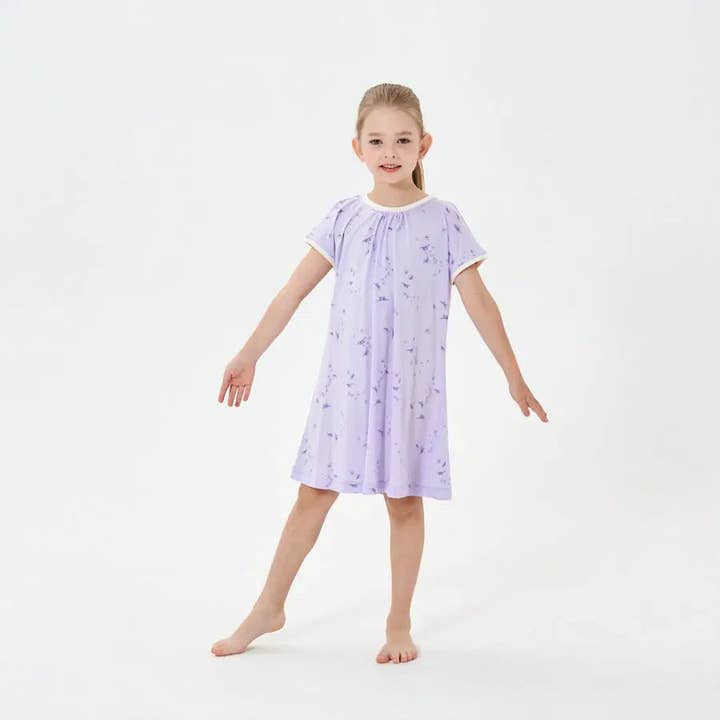 Super Soft TENCEL™ Lyocell Loungewear Skirt - Purple Jellyfish for wholesale by Little Plant