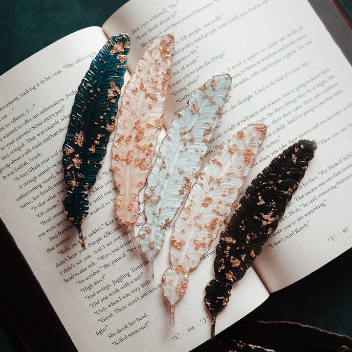 Feather Resin Bookmark and other Purchase Wholesale bookmarks. Free Returns & Net 60 Terms on Faire trending on Faire.