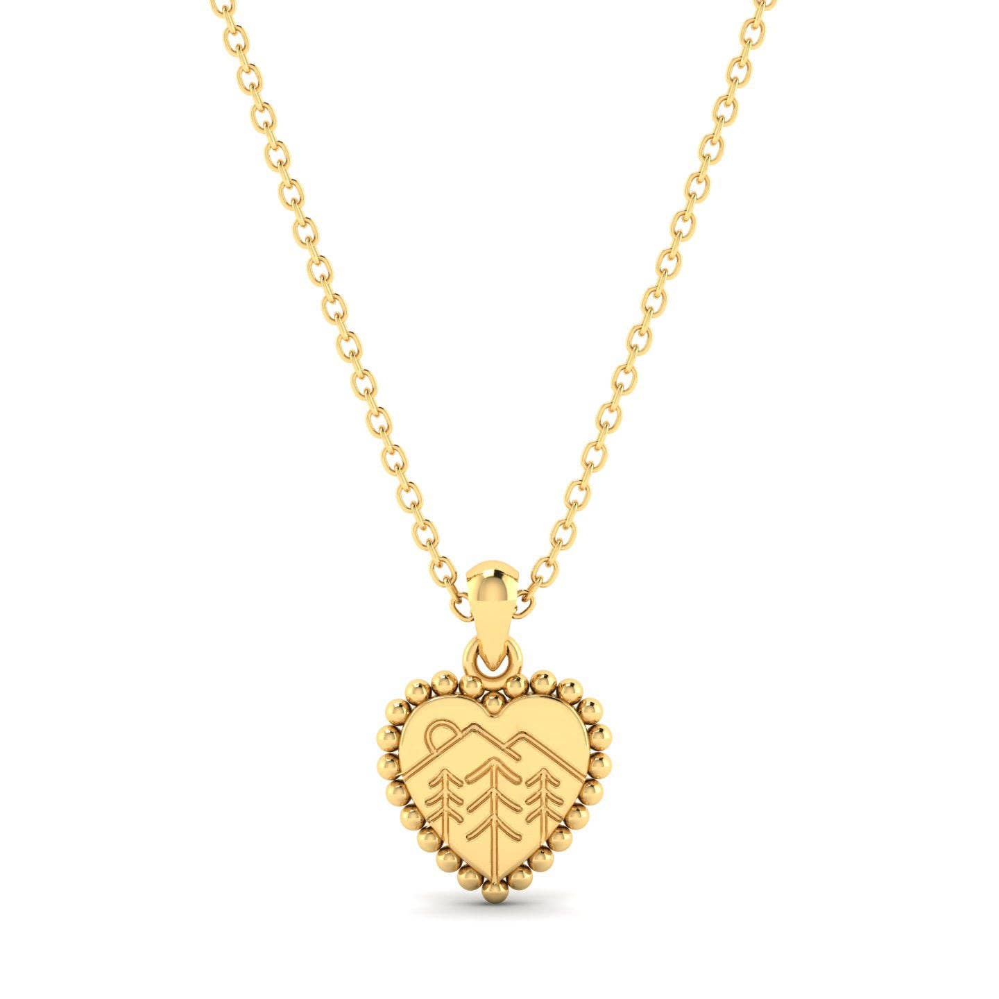 Woidladl - Vendita all'ingrosso Collana con ciondolo/pendaglio - Collana WALDLIEBE con ciondolo a cuore7