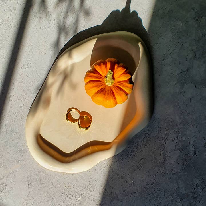 Gokican – wholesale Jewellery dish – Irregular Cloudy Curvy Tray- Jewellery Holder - Home Decor4