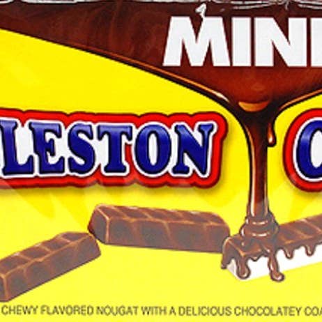 Long Island Candy Factory - Wholesale Chocolate Covered Sweets - Mini Charleston Chew Vanilla 3.5 ounce 12 count theater box