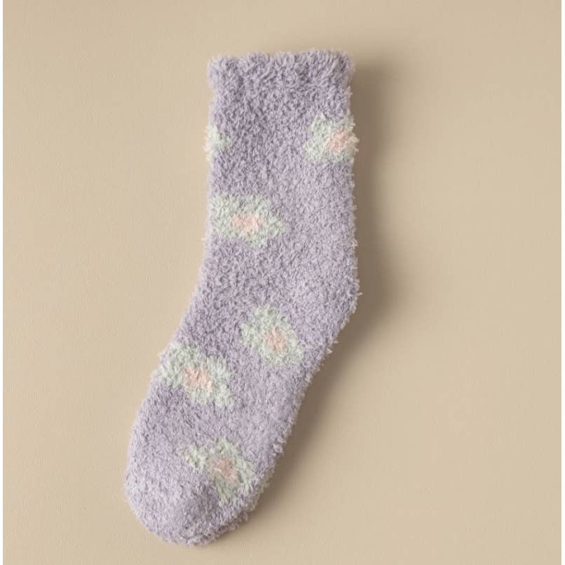 Assortiment Chaussettes douces et confortables à motifs floraux variés pour femmes - JAYO en vente sur Faire4