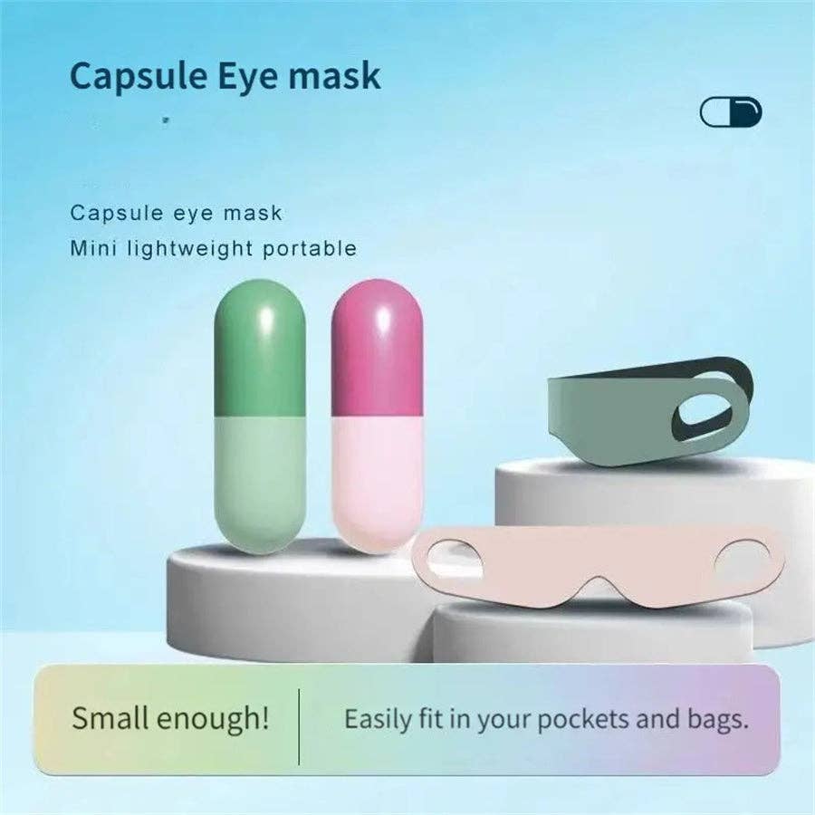 Bay & Loom - Wholesale Sleep/Eye Mask - Capsule Light-Blocking Eye Mask8