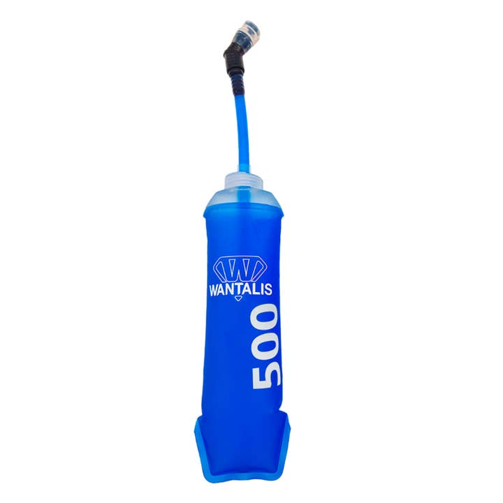 Wantalis Sport - Wholesale Water Bottle - 500ml Running Flask with Adjustable Straw and Valve0