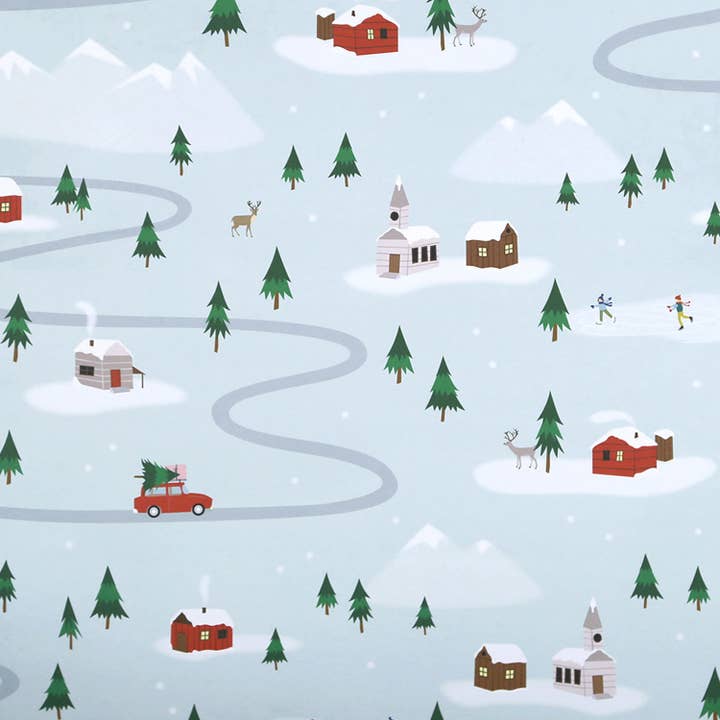 Kunst an Papier - Wholesale Flat Wrap - Christmas Chris Wrapping Paper