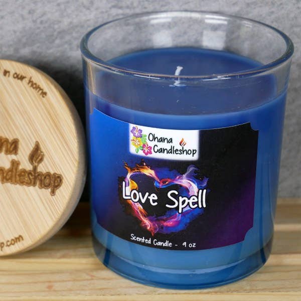 Ohana Scents - Wholesale Jar/Filled Candle - Love Spell Scented Candle