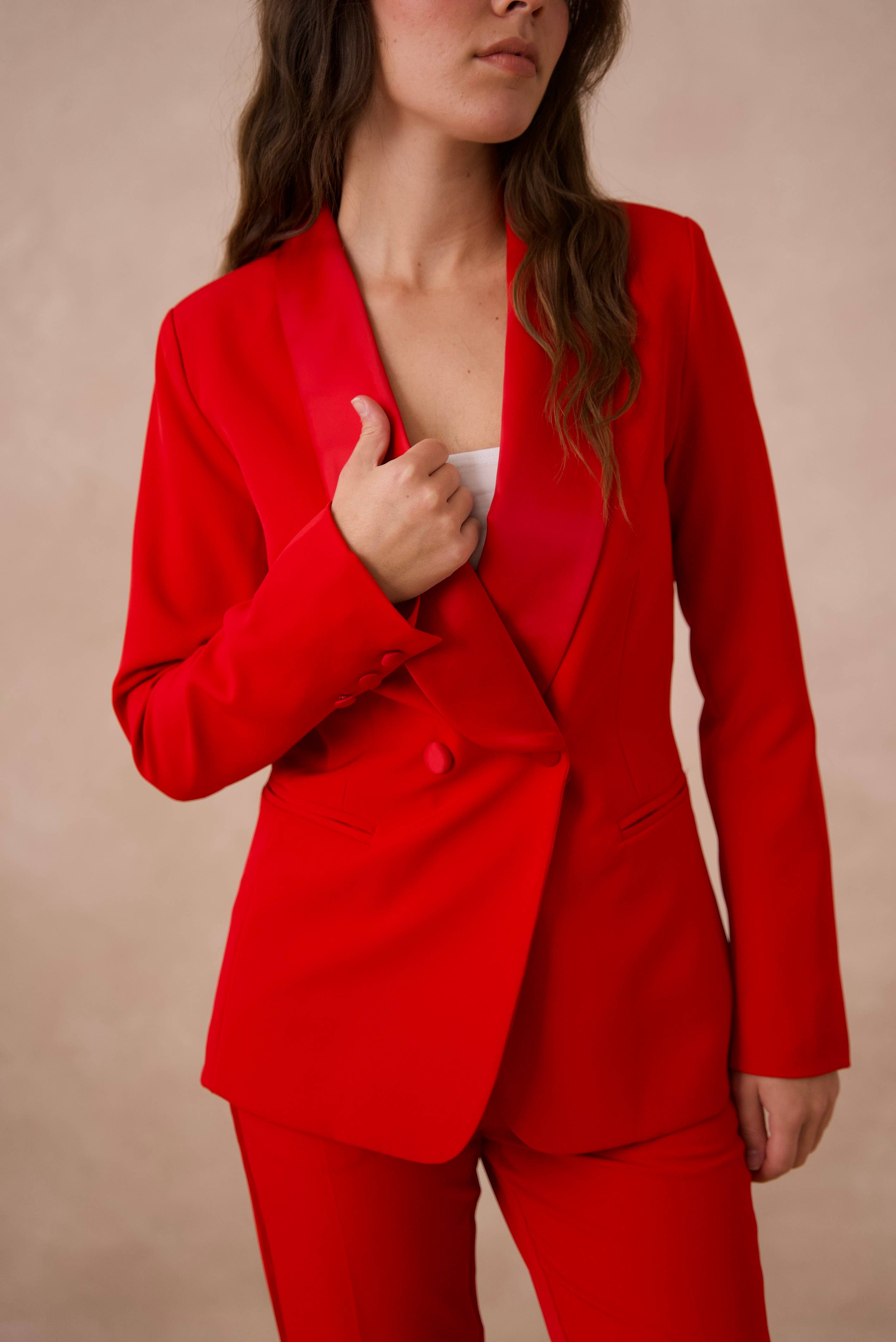 Attentif Paris – Engroshandel Habitjakke – til kvinder – Slim fit plain smokingjakke62