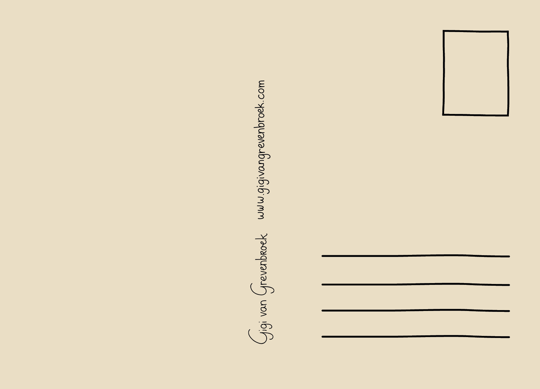 Gigi van Grevenbroek - Wholesale Everyday Greeting Card - Queer cat1