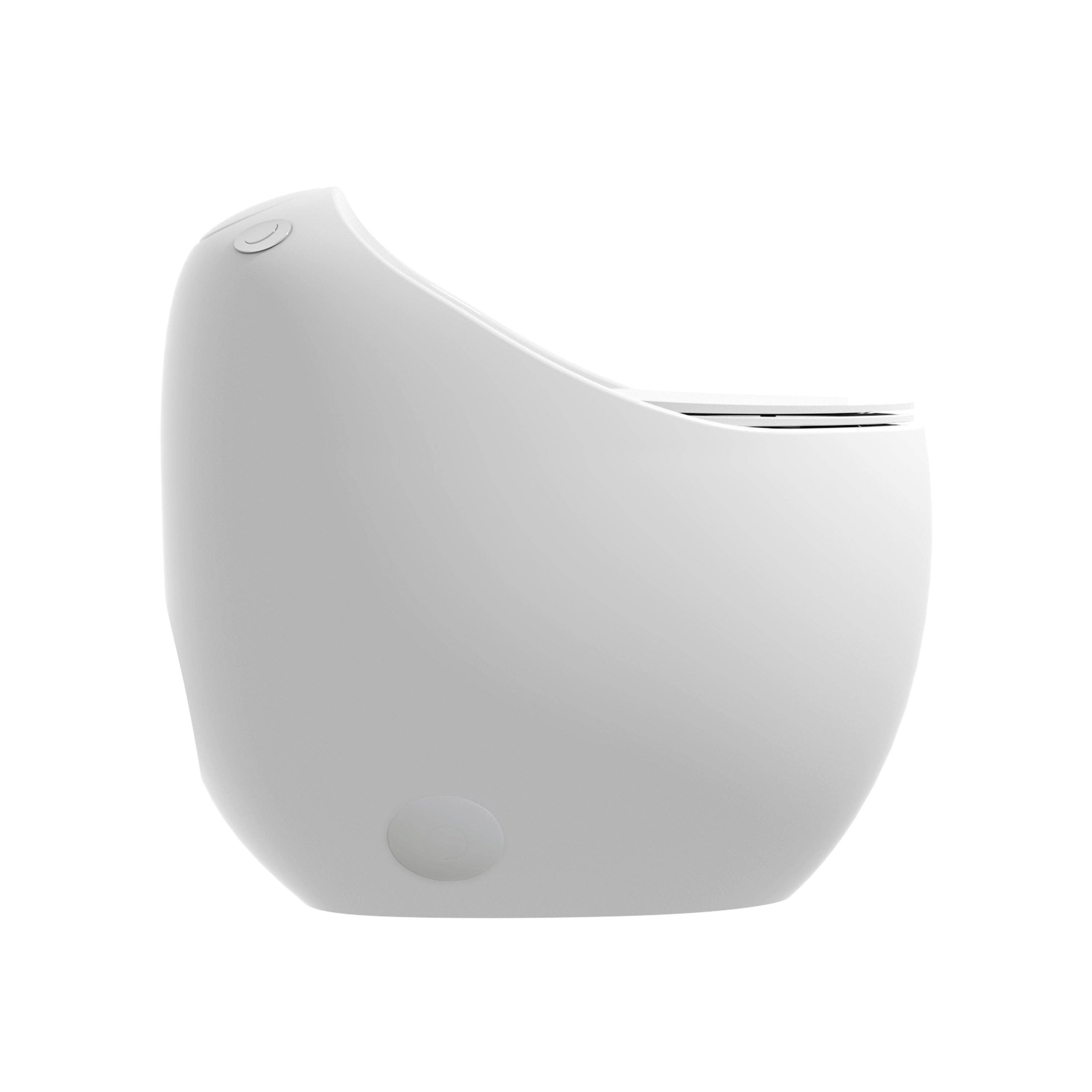 39F Inc. - Wholesale Toilet Seat Cover - 1-Piece 1.28 GPF Single Flush Egg Shape Toilet in White21