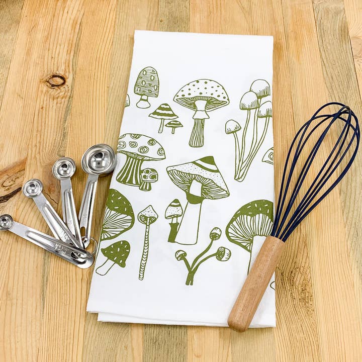 Mushrooms Tea Towel for wholesale by Ohana