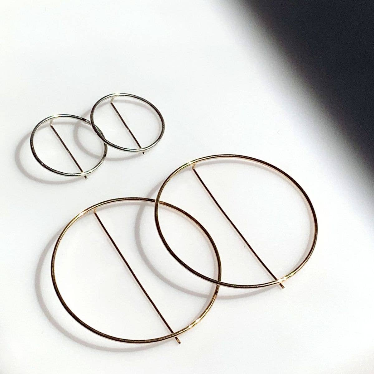 Anethum Jewelry – Großhandel Hoops – Einfädler-Creolen - klein0