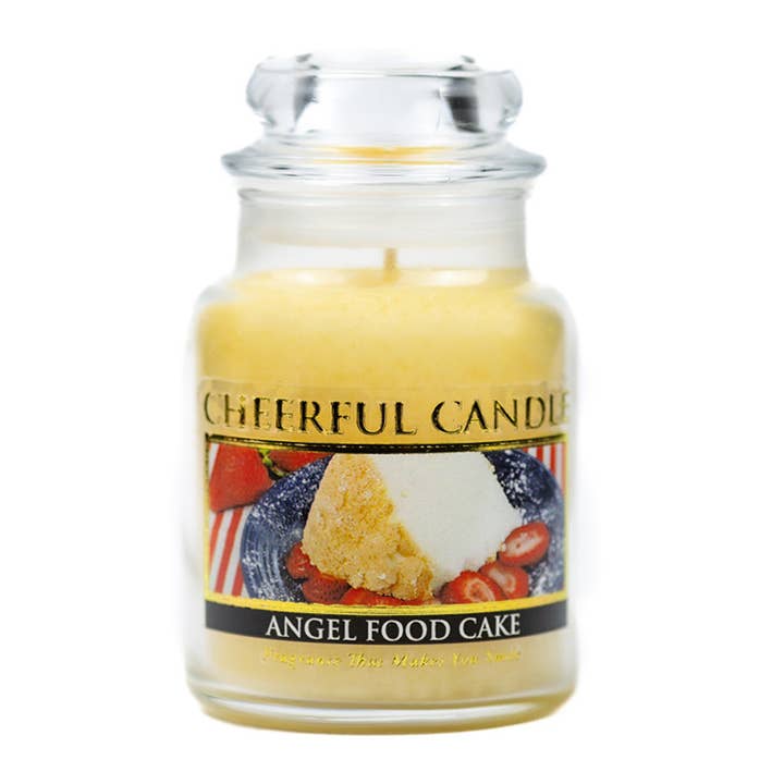 Cheerful Candle (6oz.) – Angel Food Cake for wholesale by A Cheerful Giver