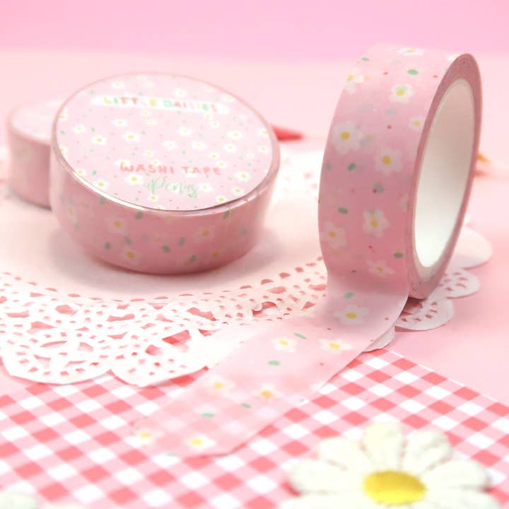 Lille Margueritter Washi Tape for engroshandel hos aPenas Illustrator