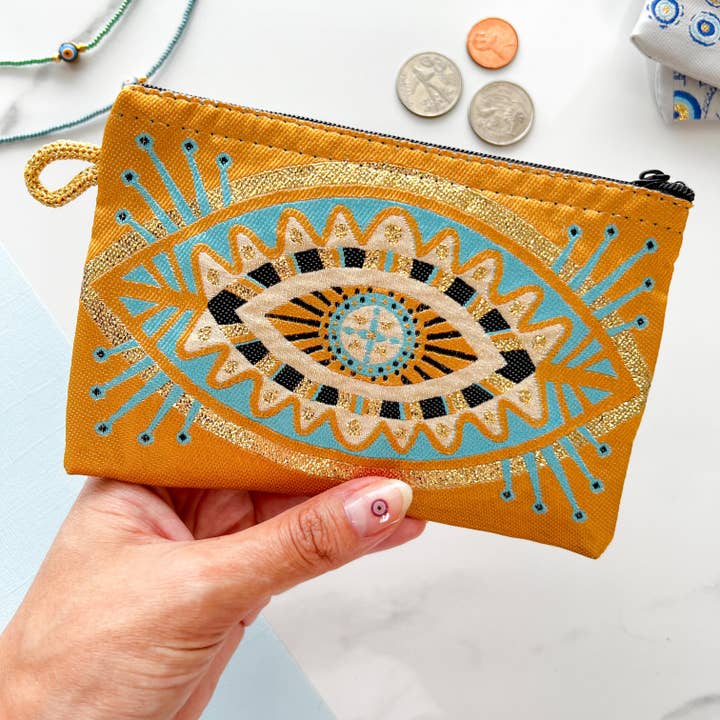 Umays Boho - Wholesale Coin Purse - Women's - Evil Eye Pouch, Boho Coin Purse, Handmade Coin Purse