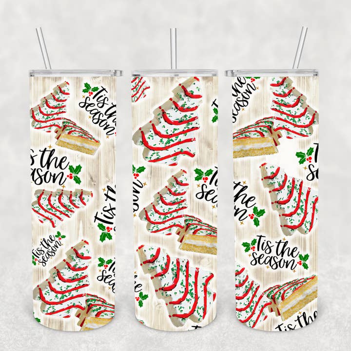 Tis the Season-Little Debbie Snack - Gobelet de 20 oz pour la vente par Knotted Gypsy Designs
