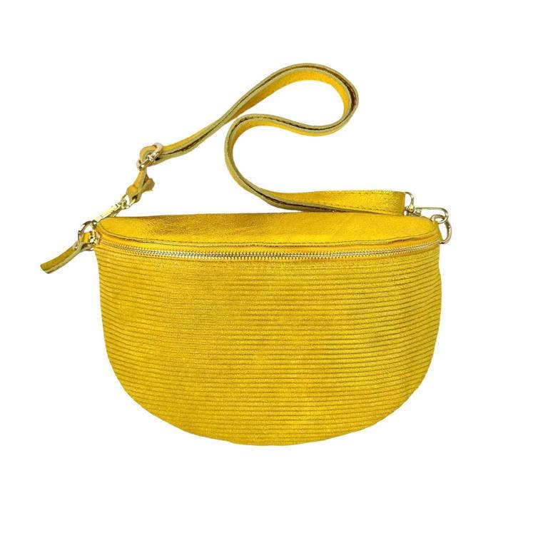 Chenson & Gorett - Wholesale Belt Bag - Women's - Women's Large Suede and Leather Waist Bag7