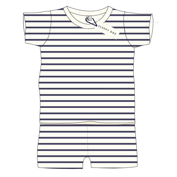 ENSEMBLE COURT POUR ENFANTS | BRETON MARINE pour la vente par Sleepy Doe
