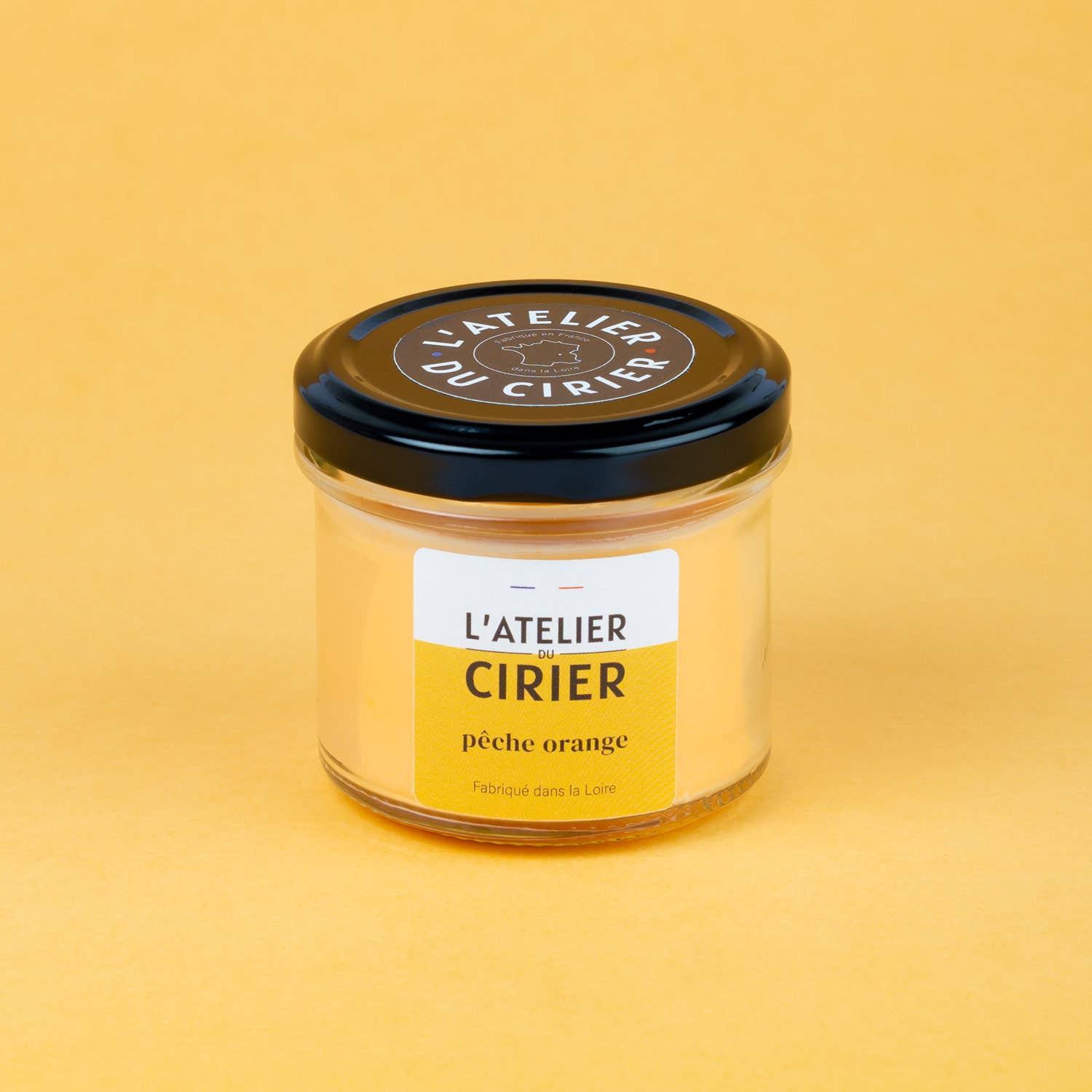L'atelier du Cirier - Wholesale Jar/Filled Candle - Gourmandine peach orange jar candle